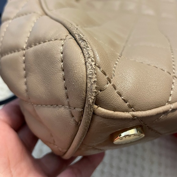 Michael Kors Susannah Large Quilted Tote/Bag Khaki - Picture 7 of 8